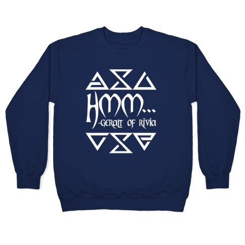 Hmm... - Geralt of Rivia Crewneck Sweatshirt